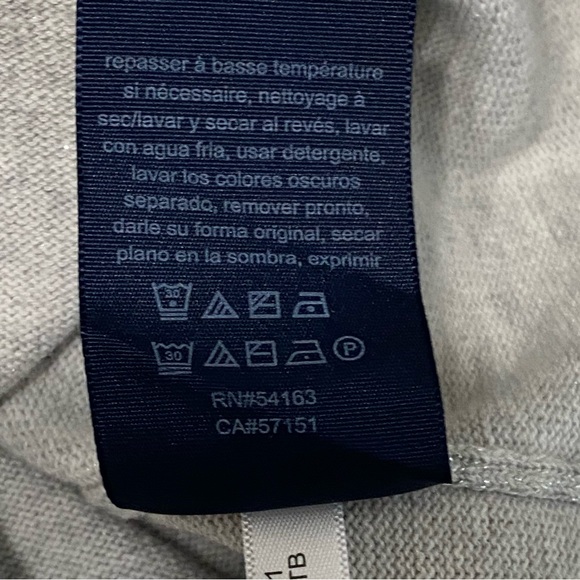 Tommy Hilfiger Metallic Sparkly Pullover Lightweight Sweater Silver Gray Size XL - Picture 14 of 14